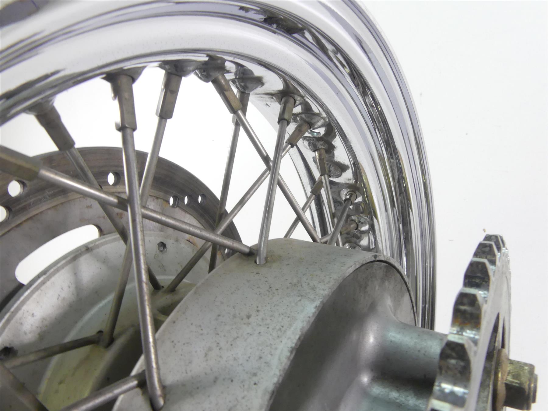 2002 Triumph Bonneville America Rear 15x3.5 Wheel Rim T2015207 {{ shop.shopifyCountryName }} - Mototech271