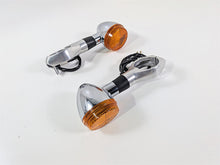 Load image into Gallery viewer, 2003 Honda V-Twin VTX1800 C Left Right Front Blinker Clamp Set 33400-MBH-672
