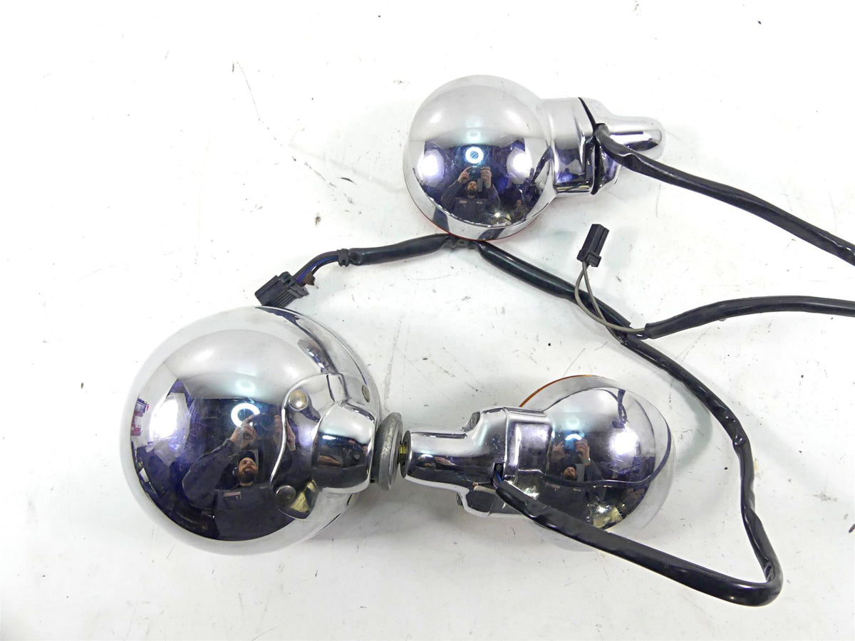 2002 Harley FLSTCI Softail Heritage Front Blinker Spot Light Set - For Parts {{ shop.shopifyCountryName }} - Mototech271