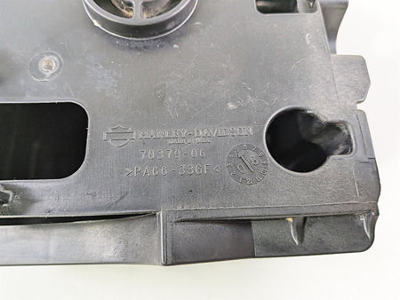 2008 Harley FXDSE CVO Dyna Black Battery Tray & Cover 70379-06B-Mototech271