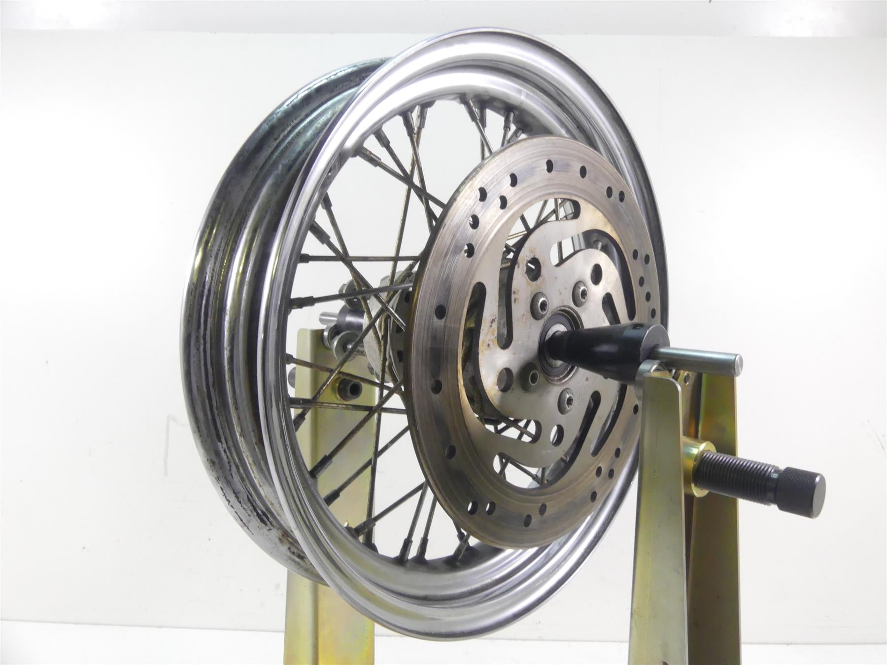 2005 Harley Softail FLSTSC Heritage Springer Rear Spoke Wheel 16x3 43014-05B {{ shop.shopifyCountryName }} - Mototech271