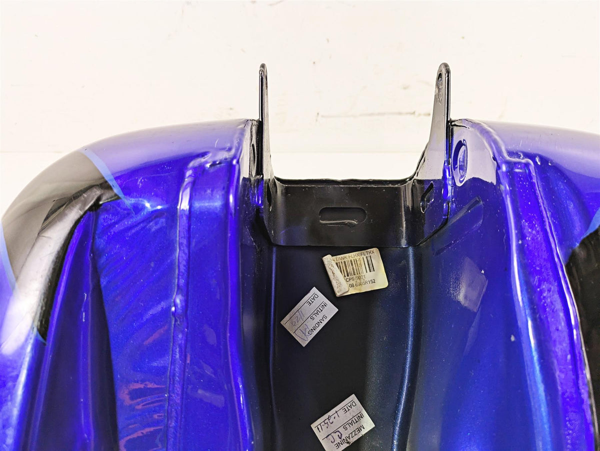 2011 Harley Touring FLHTCUSE CVO E-Glide Fuel Petrol Gas Tank Blue 61000006 {{ shop.shopifyCountryName }} - Mototech271