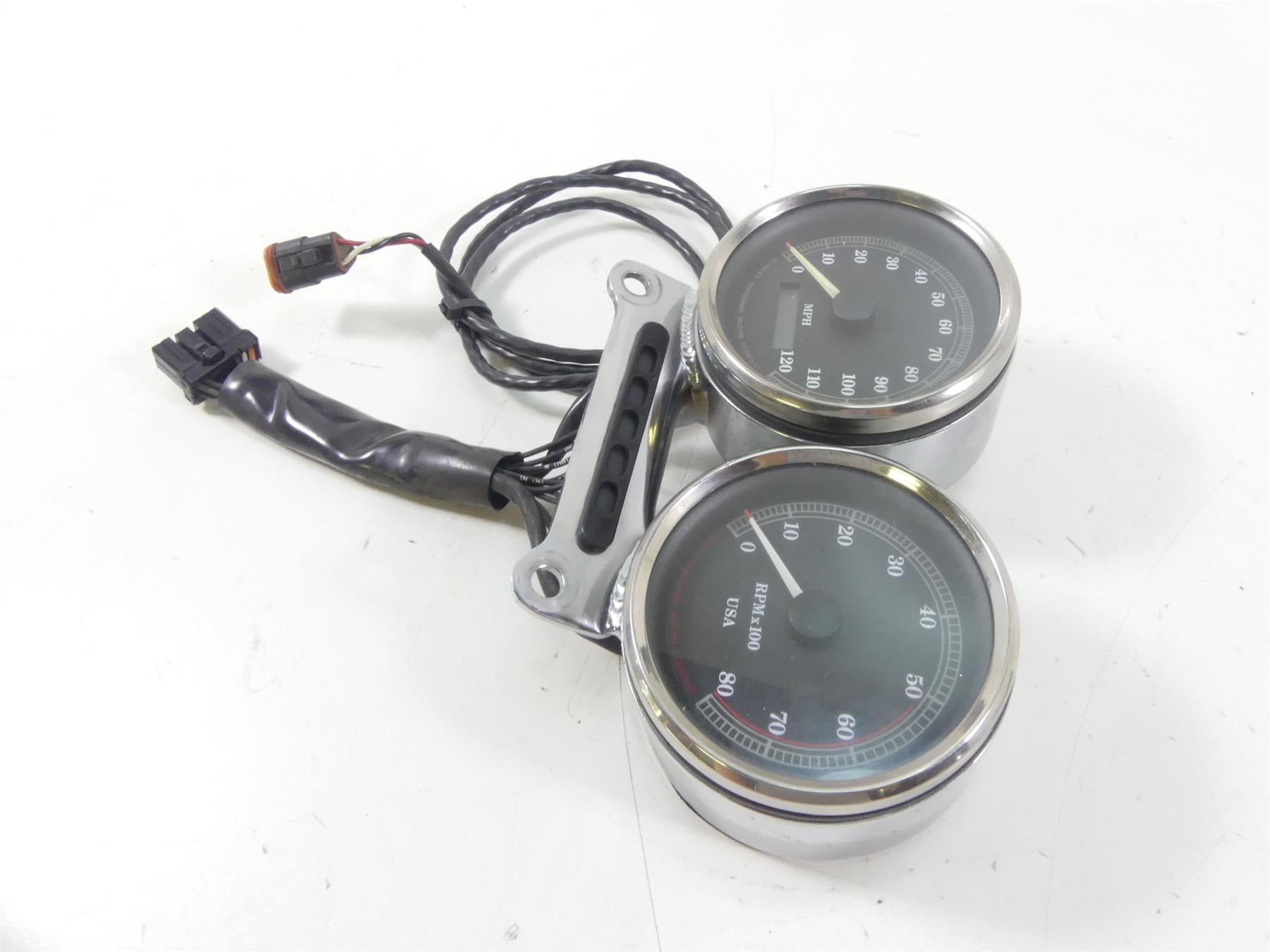 1997 Harley Dyna FXDS Super Glide Conv Speedometer Tacho Gauges - 45K 67247-96A {{ shop.shopifyCountryName }} - Mototech271