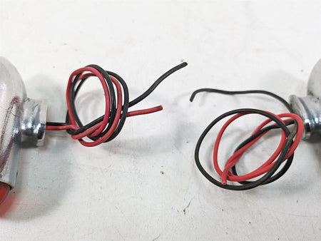 1999 Harley Touring FLHTC Electra Glide Trunk Side Light Lamp Chrome Set {{ shop.shopifyCountryName }} - Mototech271
