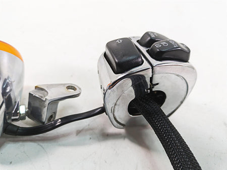 2009 Harley Dyna FXDFSE CVO Fat Bob Left Control Switch + Blinker -Read 71682-06 {{ shop.shopifyCountryName }} - Mototech271