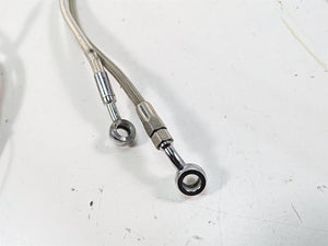 2009 Harley Dyna FXDFSE CVO Fat Bob 10" Handlebars Brake Throttle Clutch Cables