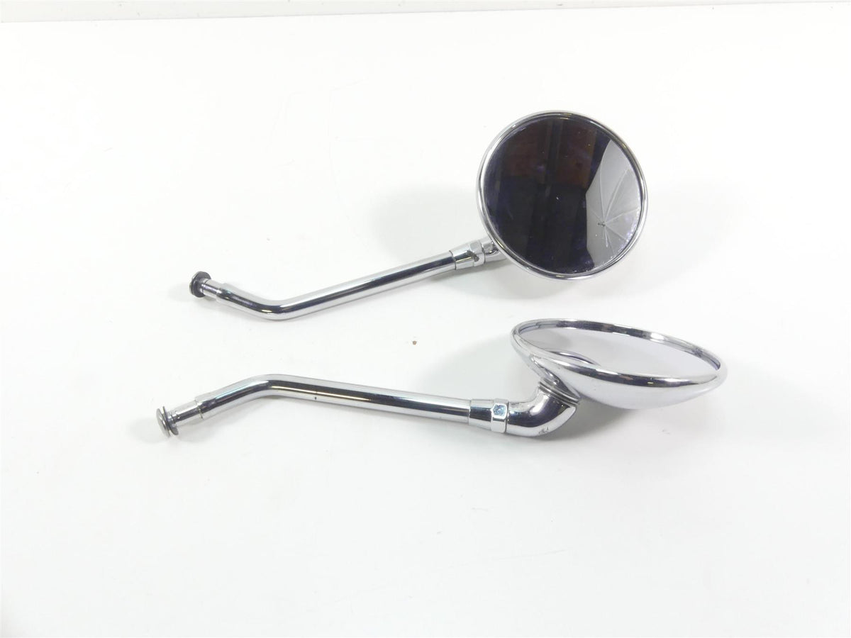 2013 Triumph Rocket 3 Touring Left Right Round Rear View Mirror Set T2066682 {{ shop.shopifyCountryName }} - Mototech271