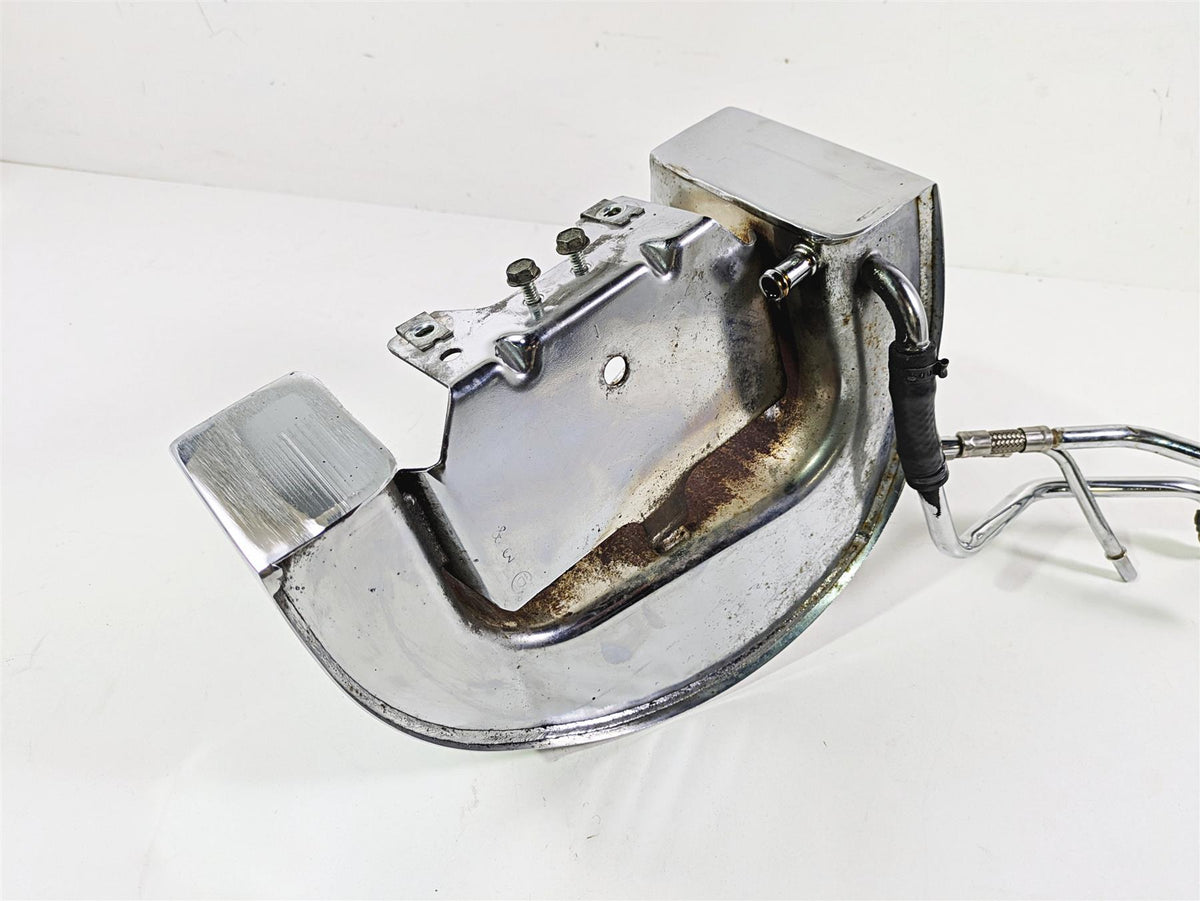 2004 Harley Softail FXSTDI Deuce Chrome Oil Tank Reservoir 62498-00A {{ shop.shopifyCountryName }} - Mototech271