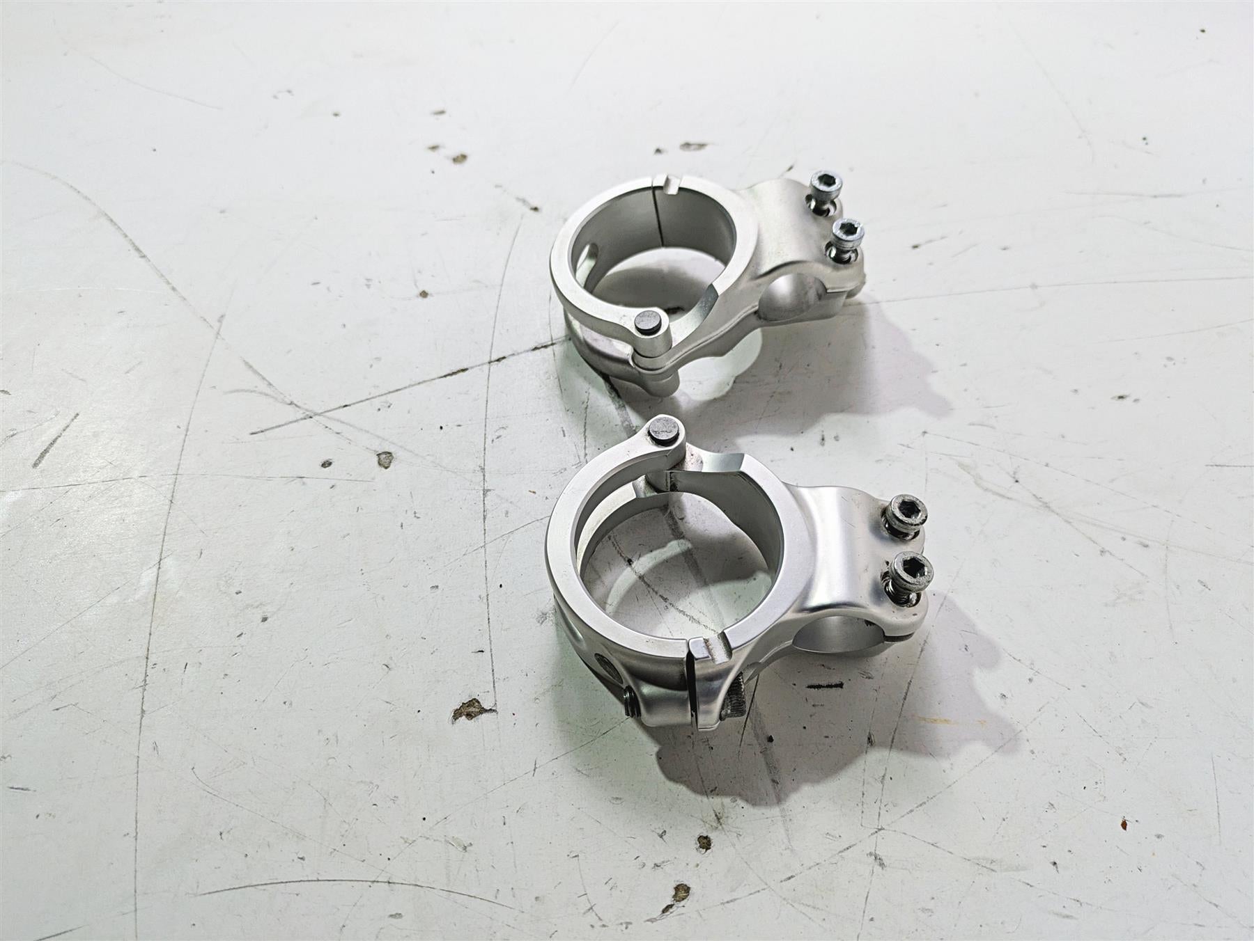 2015 Ducati Panigale 1299 S Clip On Handlebar Clamp Set 53mm 875P1741BA 875P2184 {{ shop.shopifyCountryName }} - Mototech271
