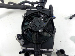 2015 BMW R1200GS GSW K50 Right Radiator + Reservoir Fan & Cover Set 17118546416