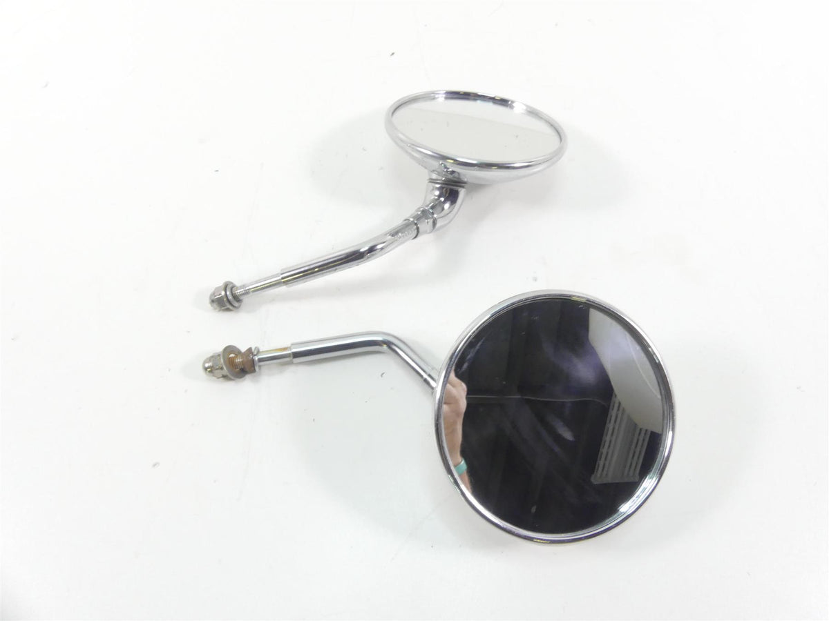 2002 Triumph Bonneville America Round Rear View Mirror Set T2066682 {{ shop.shopifyCountryName }} - Mototech271