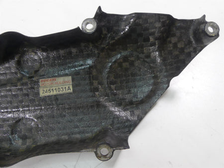 2011 Ducati Hypermotard 1100 SP Carbon Fiber Timing Belt Cover Set 24511041A {{ shop.shopifyCountryName }} - Mototech271