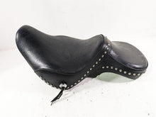 Load image into Gallery viewer, 2002 Harley FLSTC Softail Heritage Studded Duo Seat Saddle
