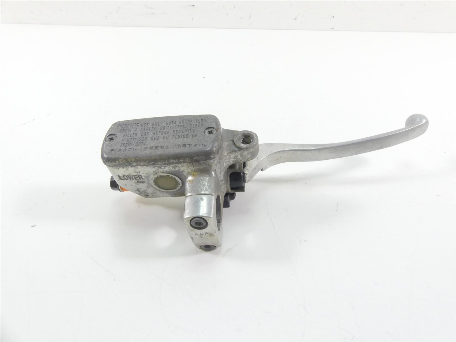 1998 Honda Shadow VT1100T Front Brake Master Cylinder 1/2" +Lever 45510-MAH-305 {{ shop.shopifyCountryName }} - Mototech271