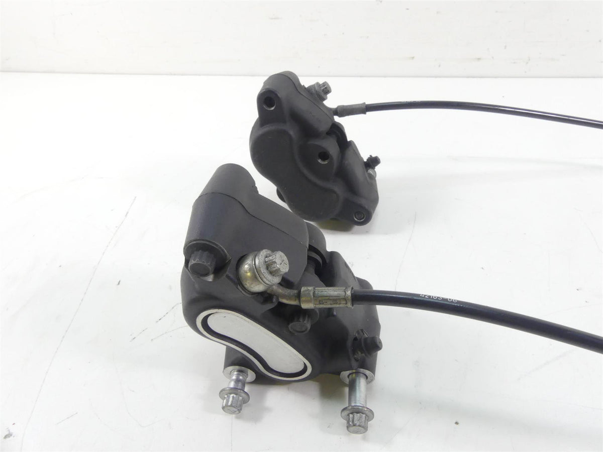 2014 Harley Dyna FXDF Fat Bob Front Dual Brake Caliper Set 41300001 41300002 {{ shop.shopifyCountryName }} - Mototech271