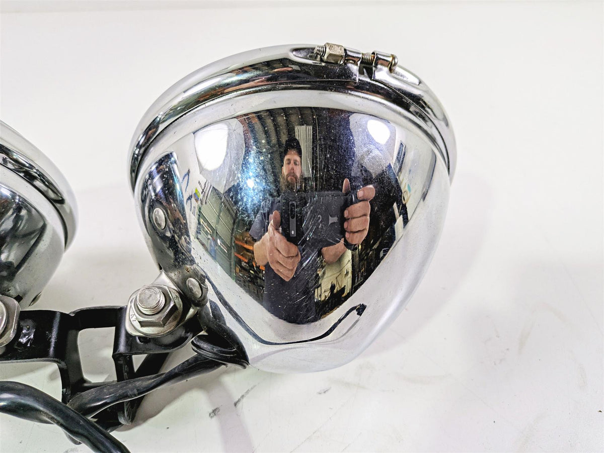 2006 Triumph Rocket 3 Headlight Head Light Lamp & Mounts T2700634 T2701000 {{ shop.shopifyCountryName }} - Mototech271
