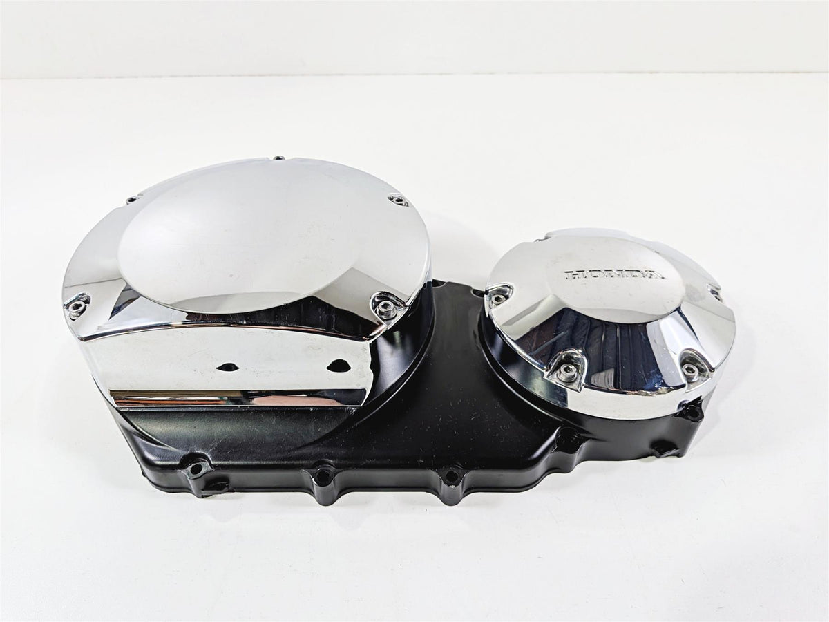 2010 Honda VT1300 CR Stateline Right Side Engine Clutch Cover 11331-MFY-A00 {{ shop.shopifyCountryName }} - Mototech271