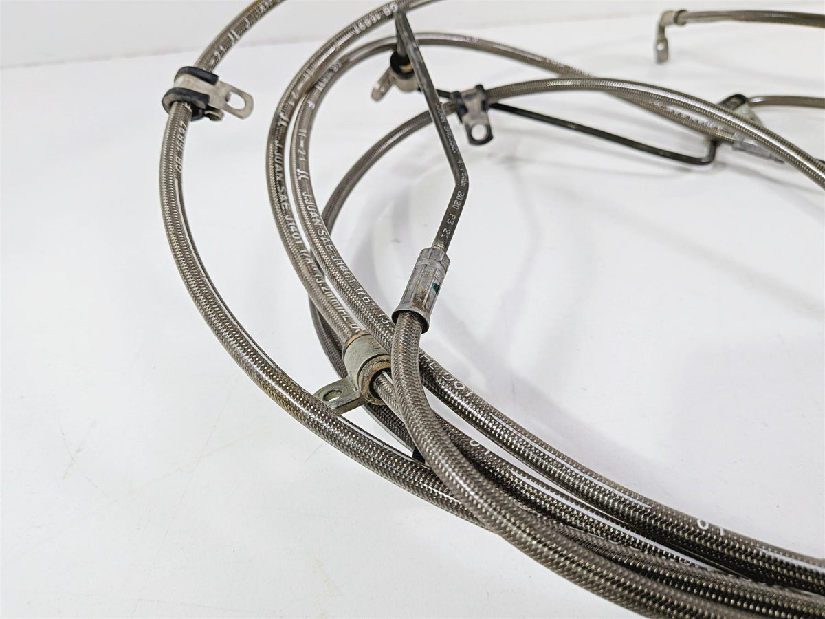 2022 Polaris RZR Turbo R Ultimate Flexible Rear Brake Line Set 1913980 1913981-Mototech271