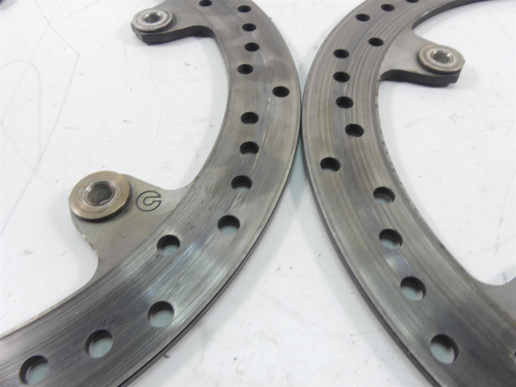 2012 BMW S1000RR K46 Front Brembo Brake Disc Rotor Set 320Mm 34117723493 {{ shop.shopifyCountryName }} - Mototech271