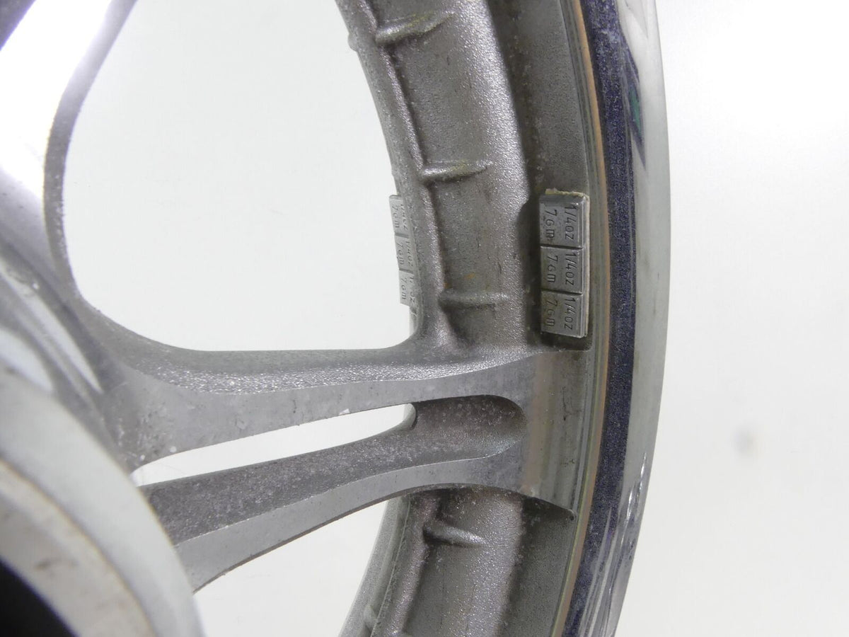 2006 Harley Touring FLHTCU SE CVO Straight Front Wheel Rim 16x3 43920-02 {{ shop.shopifyCountryName }} - Mototech271