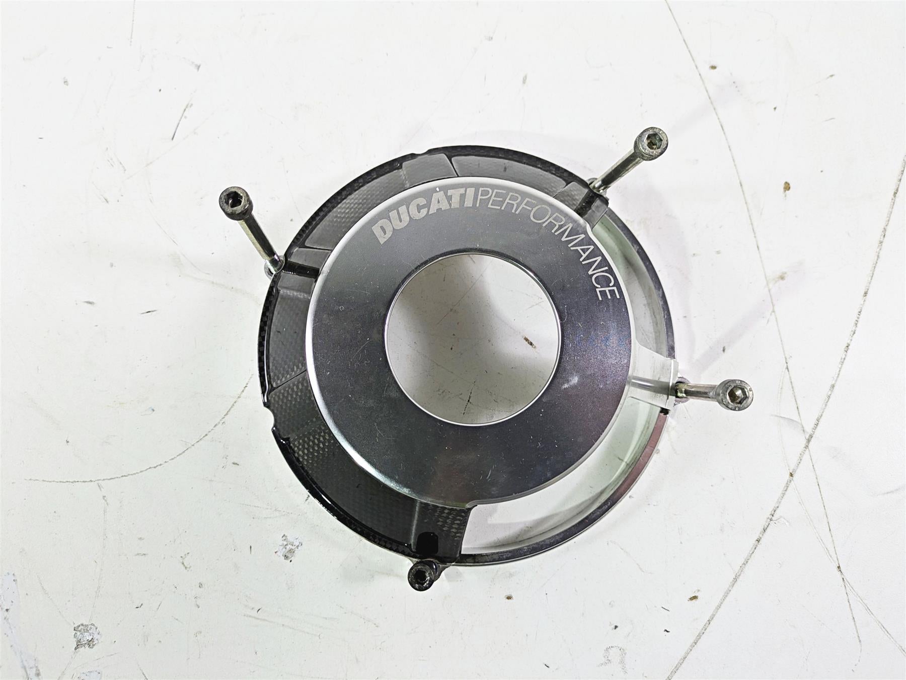 2008 Ducati SBK 1098 S Performance Aluminum Carbon Fiber Clutch Cover 969943AAA {{ shop.shopifyCountryName }} - Mototech271
