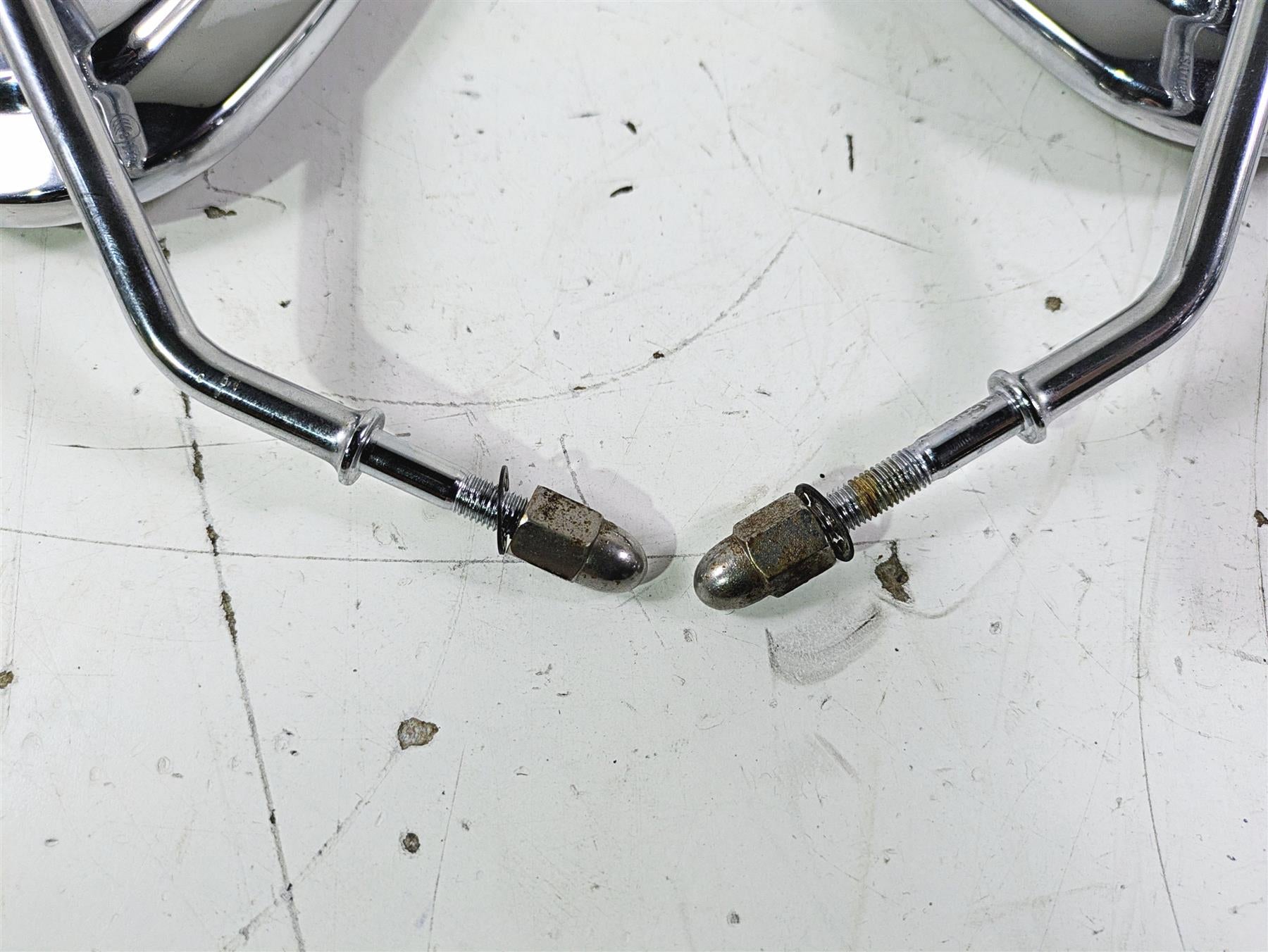 2016 Harley FLSTC Softail Heritage Chrome Rear View Mirror Set 91840-03 91845-03 {{ shop.shopifyCountryName }} - Mototech271