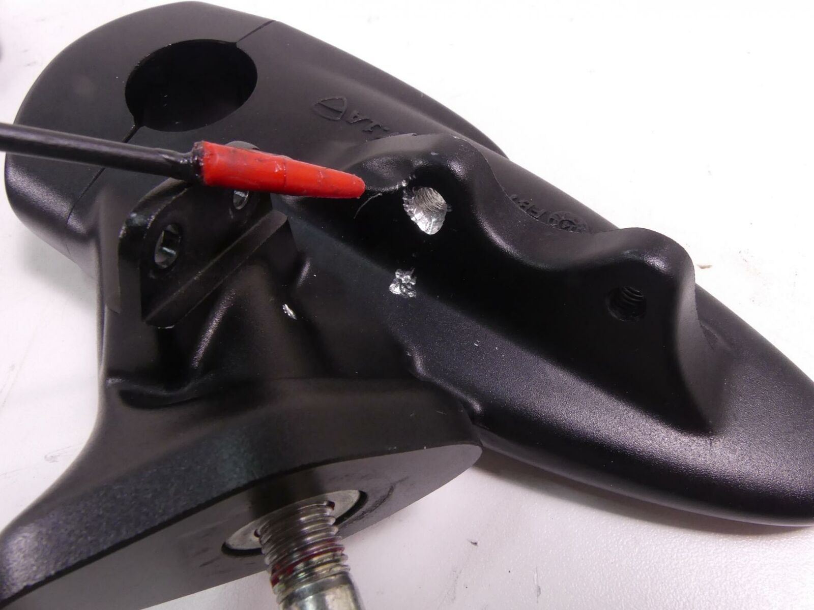 2015 Ducati Diavel Carbon Handlebar Handle Bar Riser Holder -Read 36011651 {{ shop.shopifyCountryName }} - Mototech271