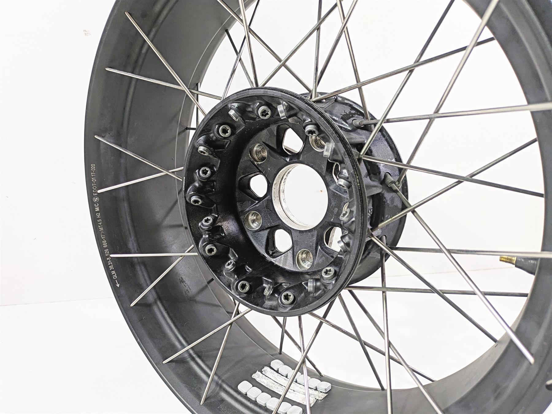 2018 BMW R nineT Urban GS K33 Straight 17x4.5 Rear Wheel Spoke Rim 36318562513 {{ shop.shopifyCountryName }} - Mototech271