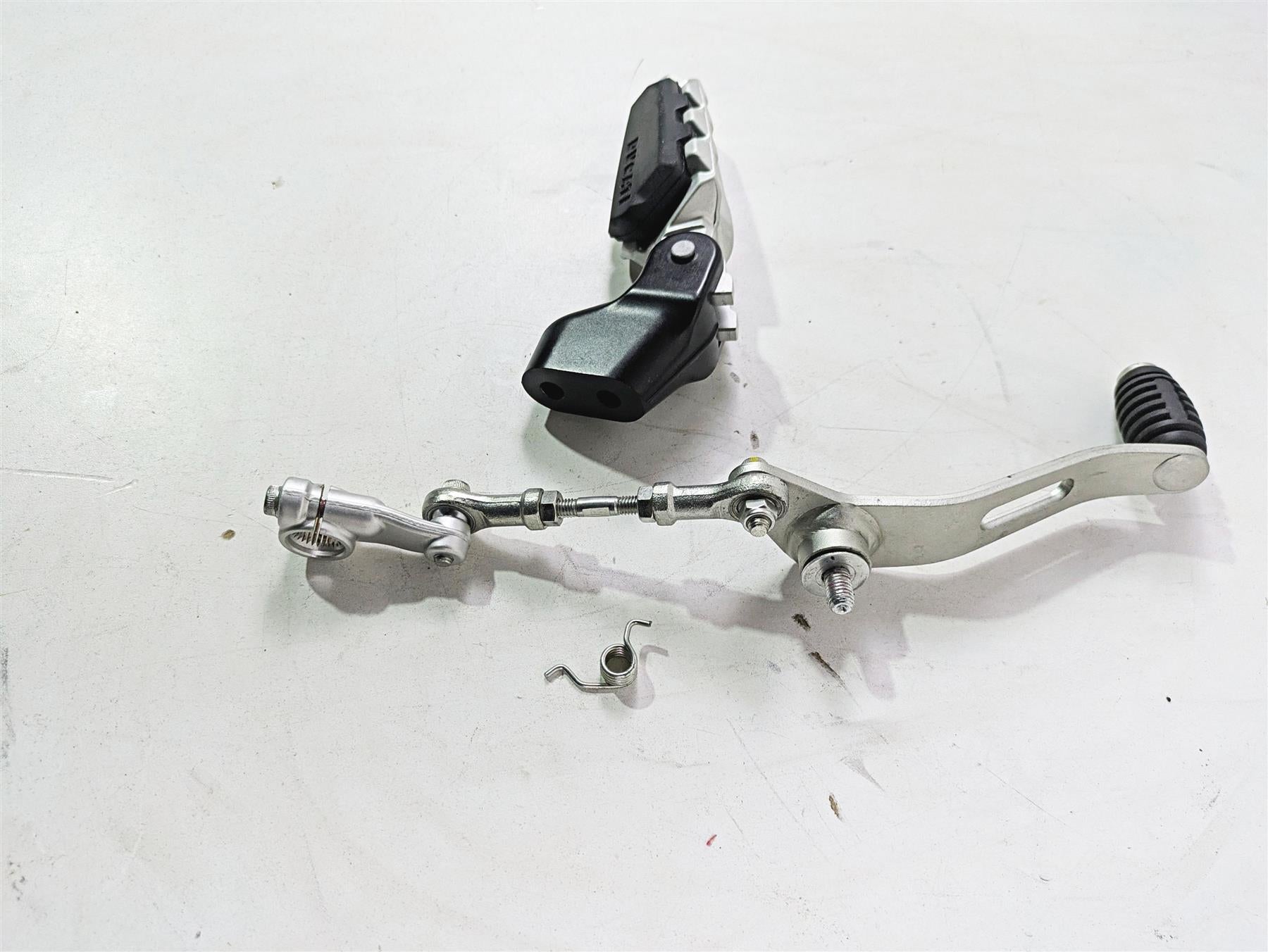 2022 Ducati Scrambler Desert Sled Left Front Foot Peg Mount & Shifter 82433661A {{ shop.shopifyCountryName }} - Mototech271
