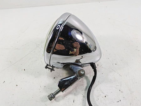 2007 Harley Sportster XL1200 C Headlight Head Light & Mount 5-3/4" 69681-07B {{ shop.shopifyCountryName }} - Mototech271