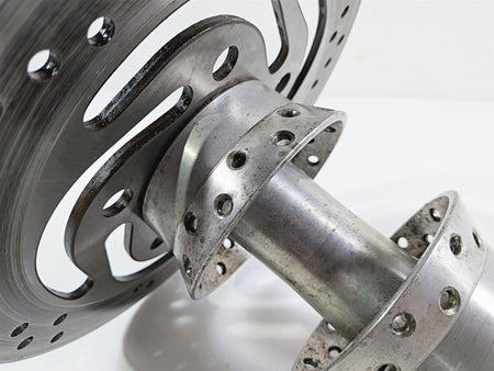 2007 Harley Dyna FXDB Street Bob Rear Wheel Hub Spoke 17" + Rotor 40979-06B {{ shop.shopifyCountryName }} - Mototech271