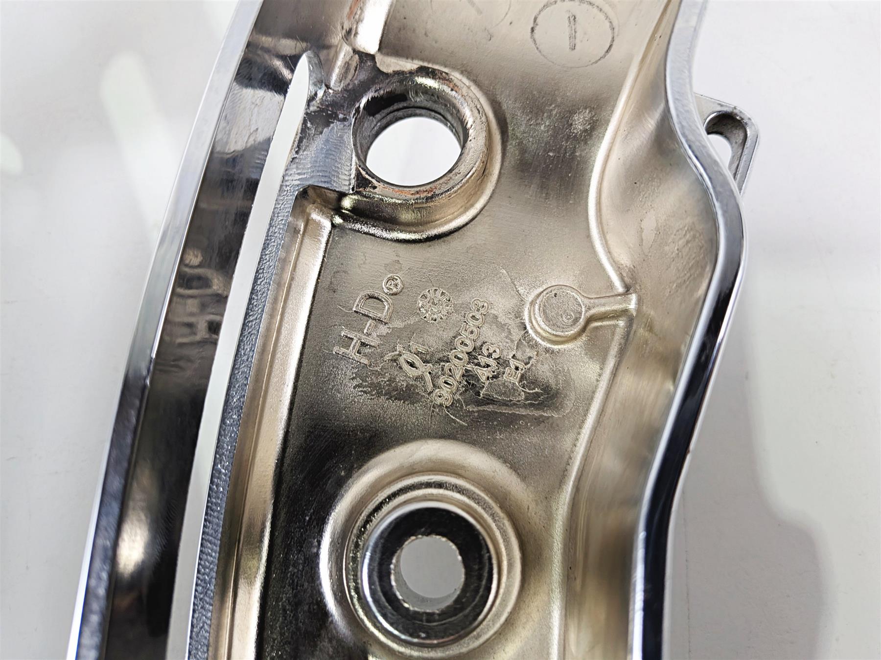 2014 Harley Touring FLHTK Electra Glide Rear Chrome Saddlebag Holder 90200503-Mototech271