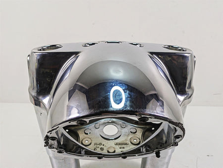 2012 Harley FLD Dyna Switchback Chrome Headlight Head Light Nacelle Set 61400078 {{ shop.shopifyCountryName }} - Mototech271