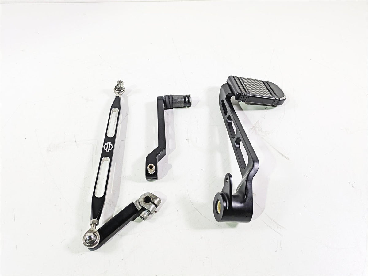 2008 Harley FLSTSB Cross Bones Diamond Black Brake Pedal & Shifter 46718-08 {{ shop.shopifyCountryName }} - Mototech271