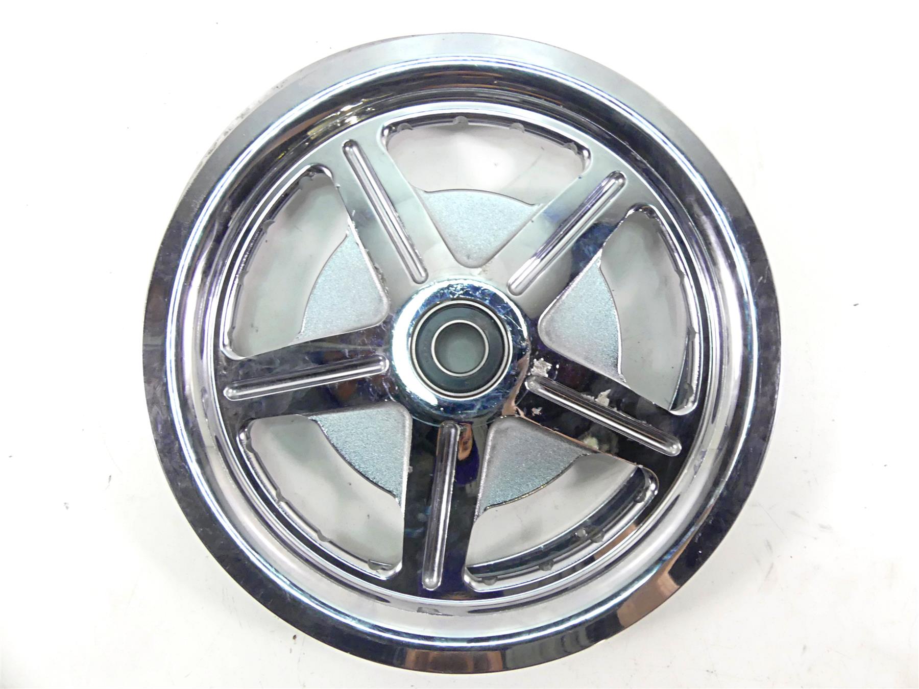 2005 Harley VRSCSE CVO V-Rod Rear Chrome Drive Belt Sprocket 72T - Read 40229-04 {{ shop.shopifyCountryName }} - Mototech271