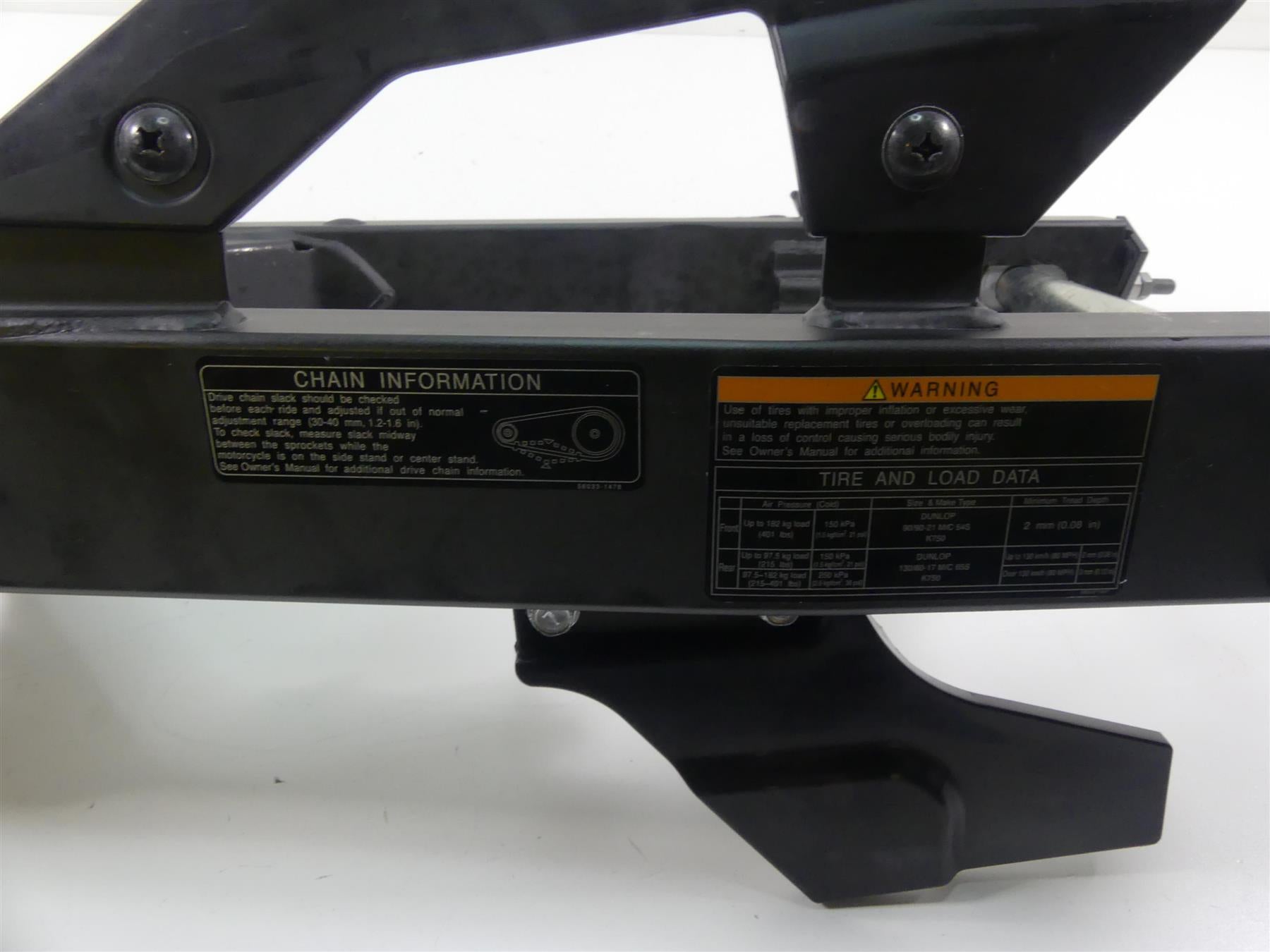 2022 Kawasaki KLR650 KL650 Adv Rear Suspension Swingarm Swing Arm 33001-0733-18R {{ shop.shopifyCountryName }} - Mototech271