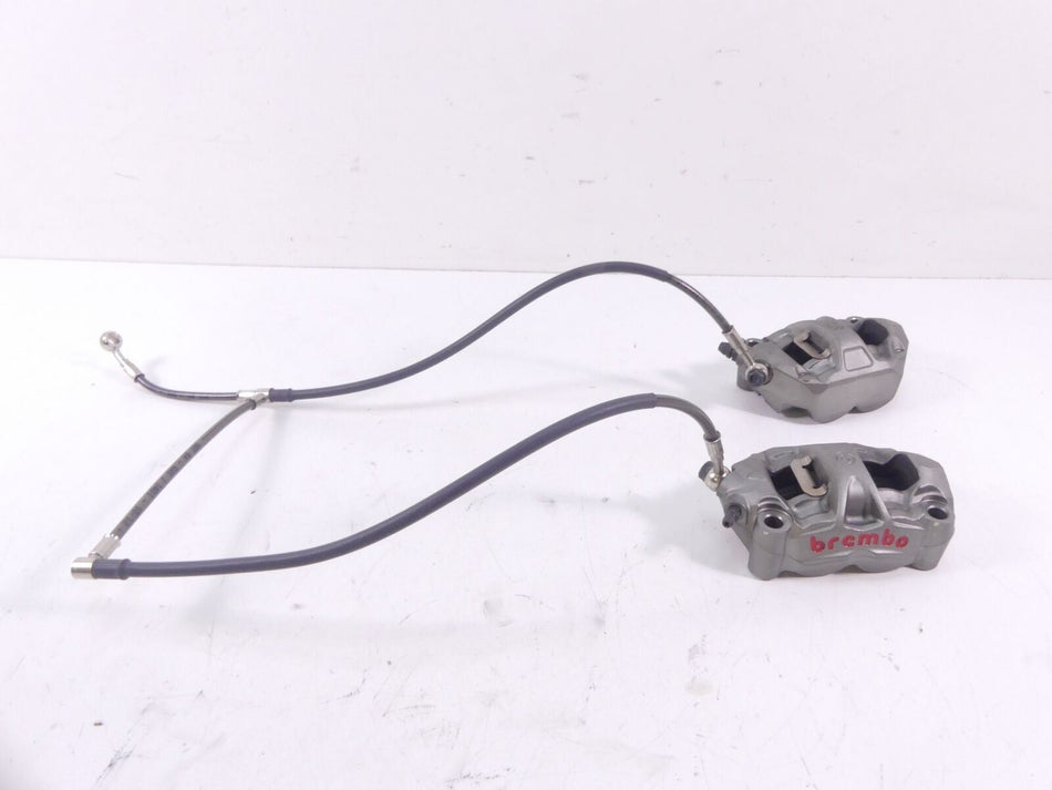2013 Mv Agusta F4RR Front Brembo Brake Caliper &Lines Set 1690miles 8000B7547 {{ shop.shopifyCountryName }} - Mototech271