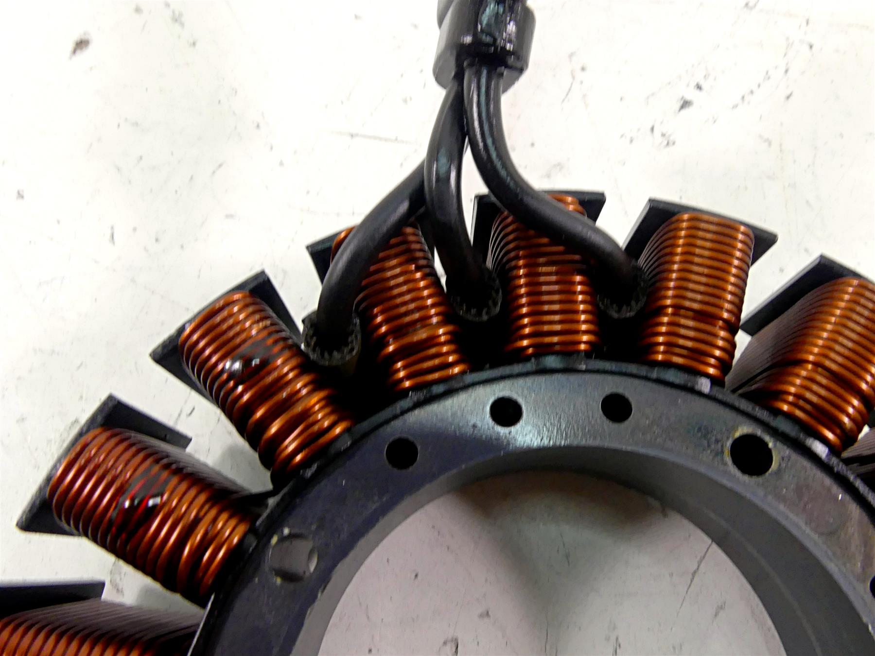 2013 Harley Softail FLSTFB Fat Boy Lo Alternator Generator Stator 30017-08 {{ shop.shopifyCountryName }} - Mototech271