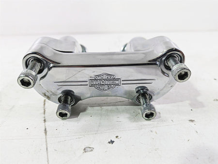 2004 Harley Softail FLSTF Fat Boy Handlebar Riser Holder Set 56567-86B {{ shop.shopifyCountryName }} - Mototech271