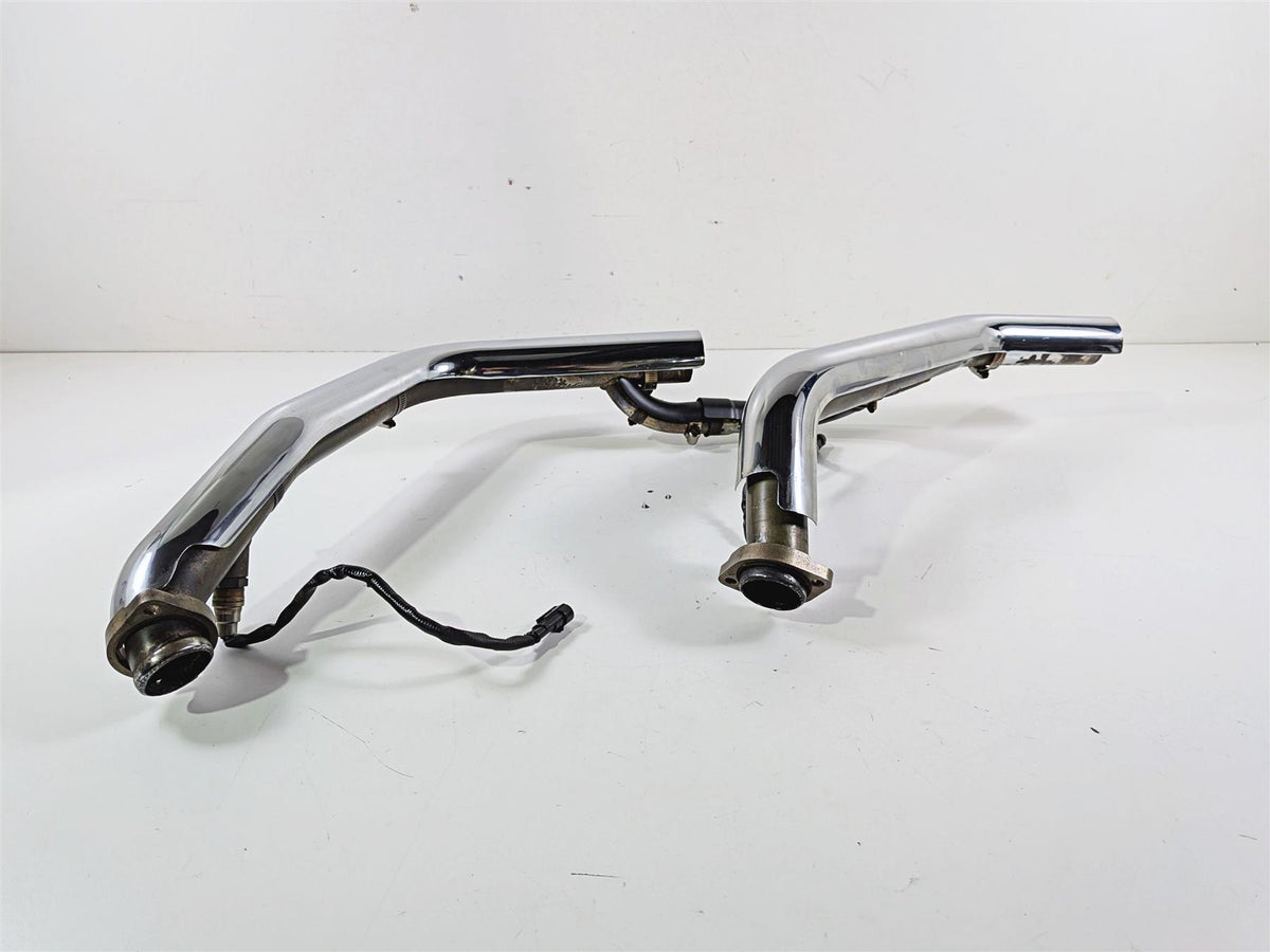 2007 Harley Dyna FXDB Street Bob Stock Exhaust Header Manifold Set 65631-06 {{ shop.shopifyCountryName }} - Mototech271