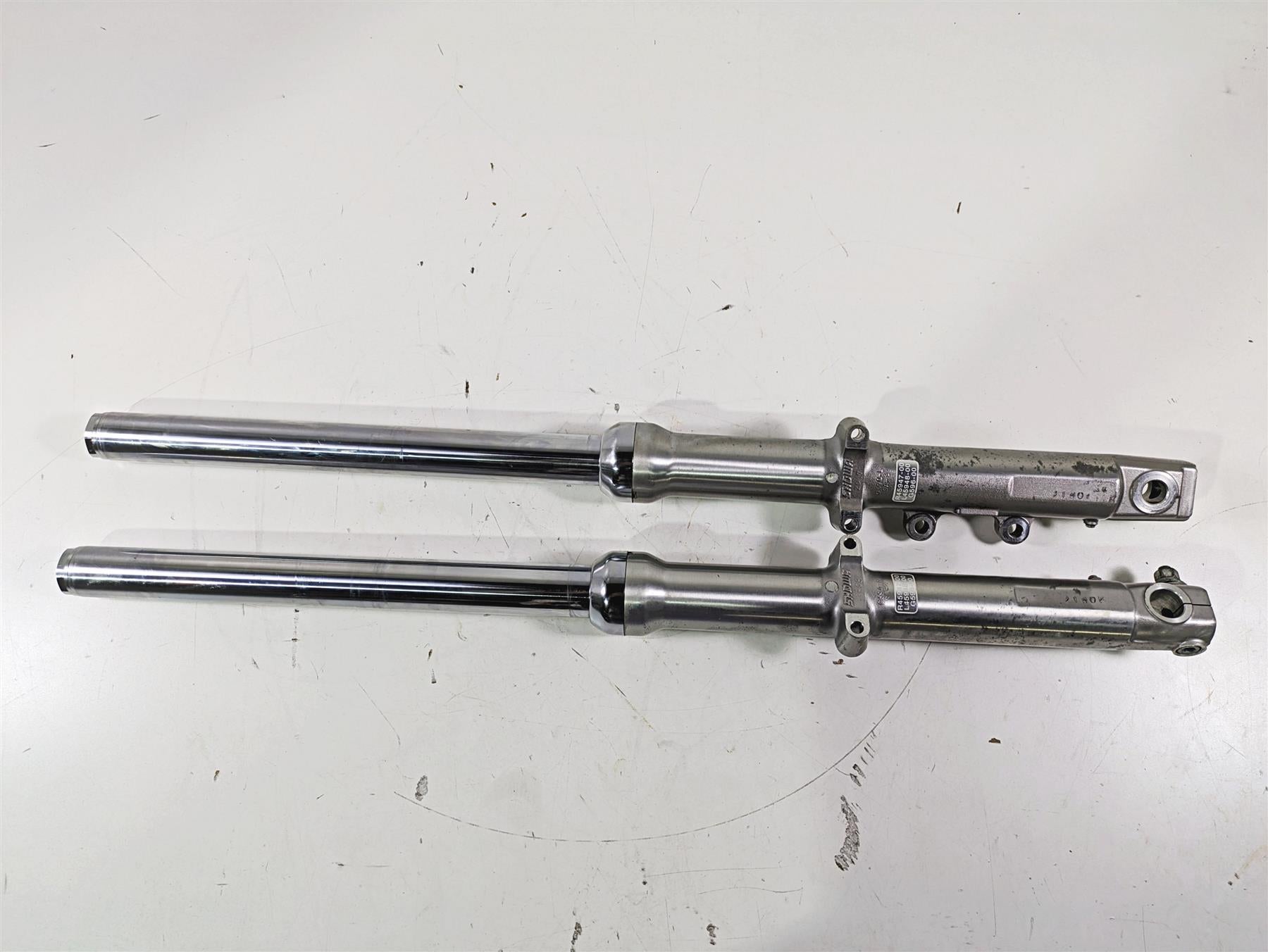 2003 Harley Dyna FXDL Low Rider 100TH Front Fork Leg Set 39mm 45947-00 45948-00 {{ shop.shopifyCountryName }} - Mototech271