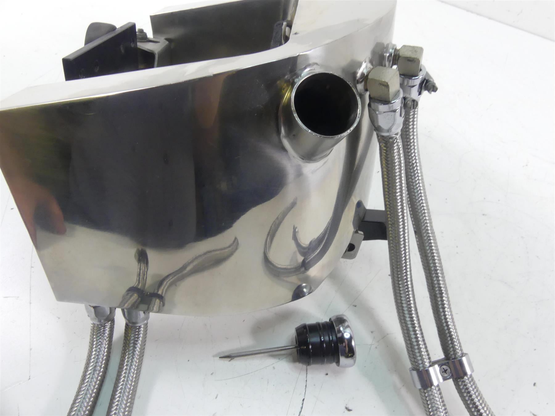 2001 Indian Centennial Scout Polished Stainless Steal Oil Tank & Lines 29-925 {{ shop.shopifyCountryName }} - Mototech271