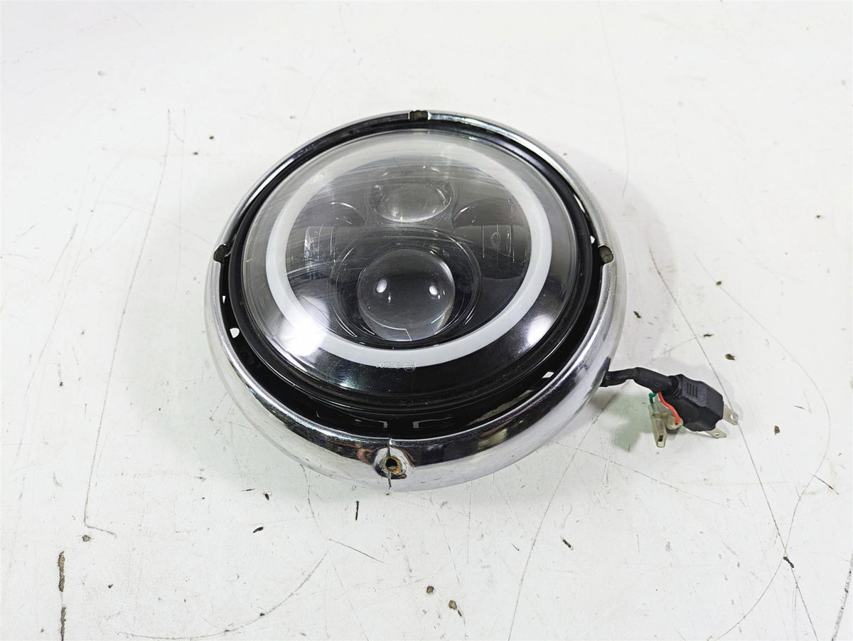 2003 Harley Touring FLHTCUI E-Glide 100th Led Headlight Head Lamp Light {{ shop.shopifyCountryName }} - Mototech271