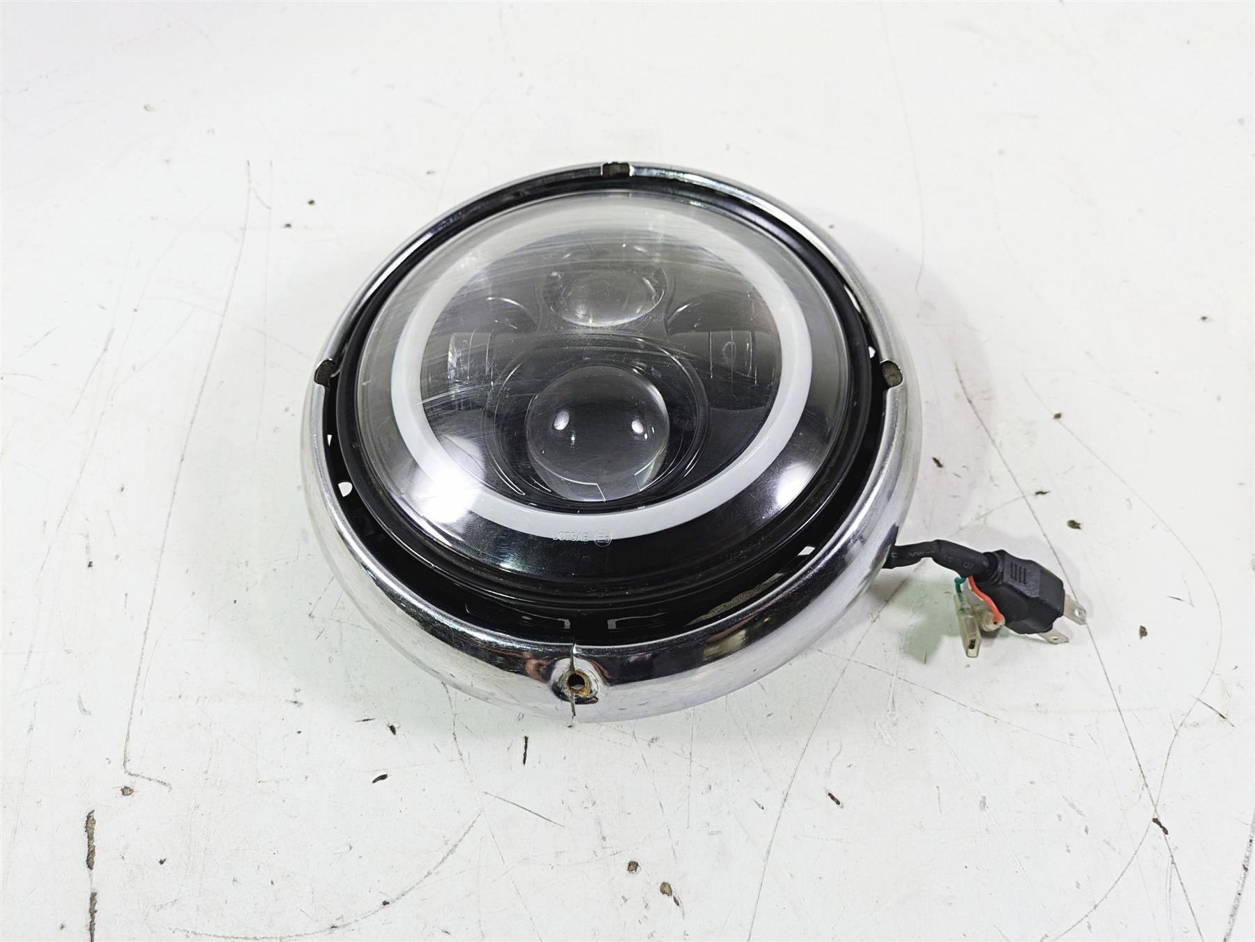 2003 Harley Touring FLHTCUI E-Glide 100th Led Headlight Head Lamp Light {{ shop.shopifyCountryName }} - Mototech271