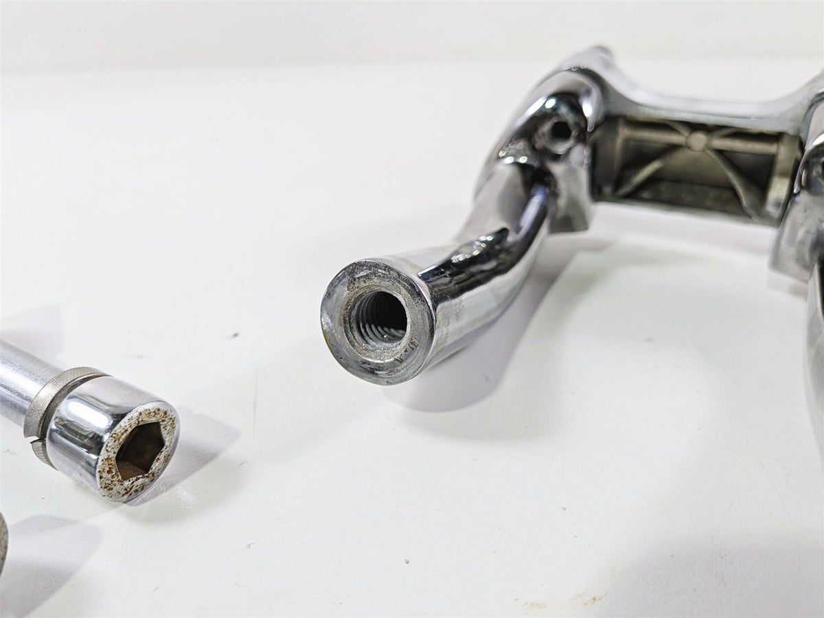 1995 Harley XL883 Sportster Hugger Handlebar Chrome Riser 5" tall 2" Pullback {{ shop.shopifyCountryName }} - Mototech271