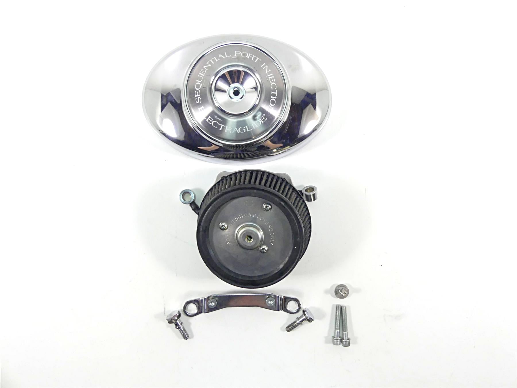 2003 Harley Touring FLHTCI E-Glide 100TH Screamin Eagle Air Cleaner Set 29121-01 {{ shop.shopifyCountryName }} - Mototech271