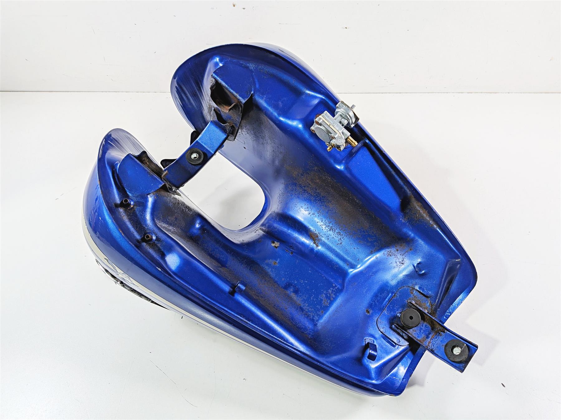 2005 Kawasaki EN500 Vulcan Blue Fuel Gas Petrol Tank - Clean Inside 51083-5314 {{ shop.shopifyCountryName }} - Mototech271