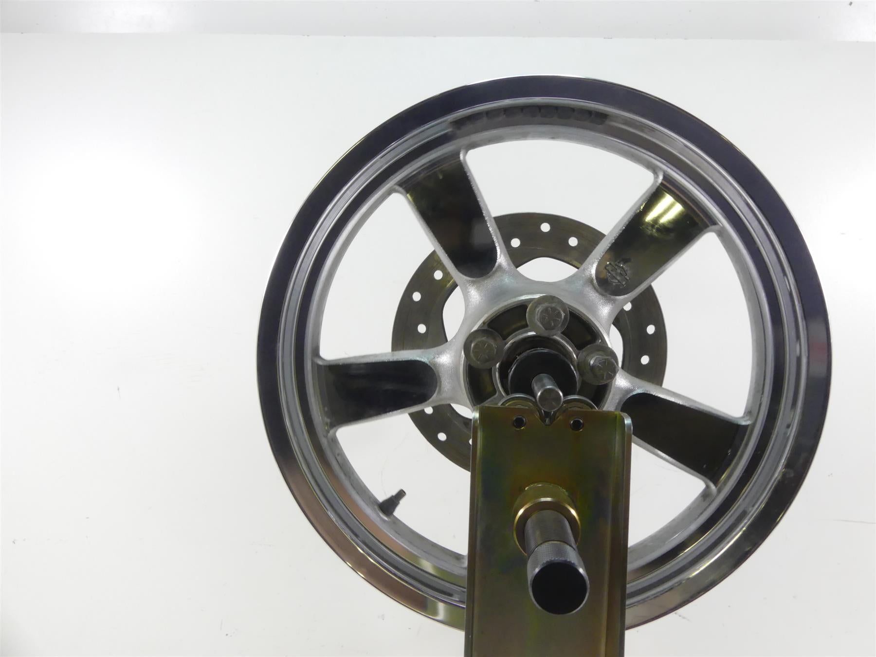 2014 Harley Sportster XL1200 C Rear Wheel Rim 5 Spoke 16x3 55019-11A {{ shop.shopifyCountryName }} - Mototech271