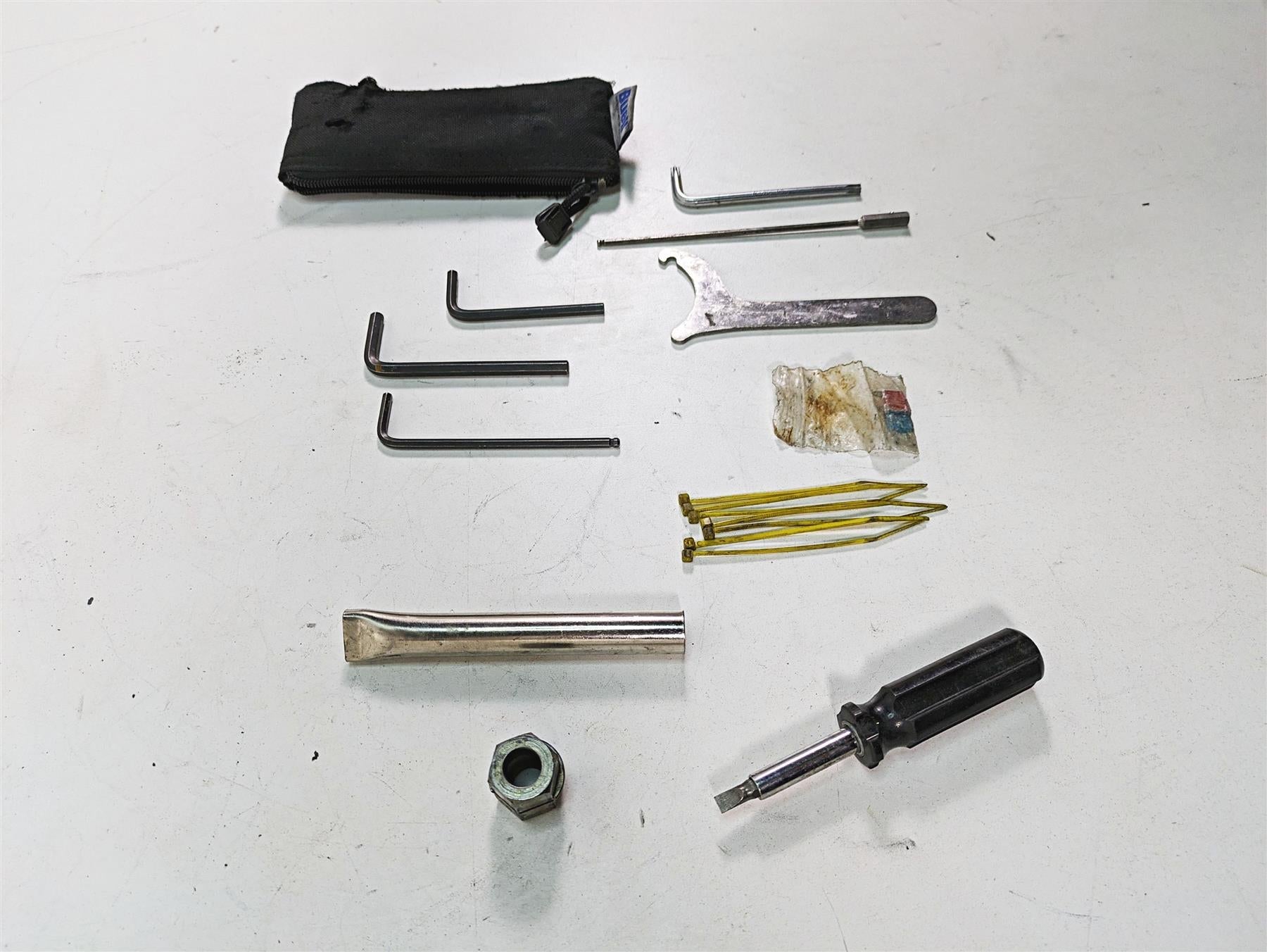 2008 Buell 1125 R Owners Tools Tool Kit Set Spring Adjuster + Bag {{ shop.shopifyCountryName }} - Mototech271