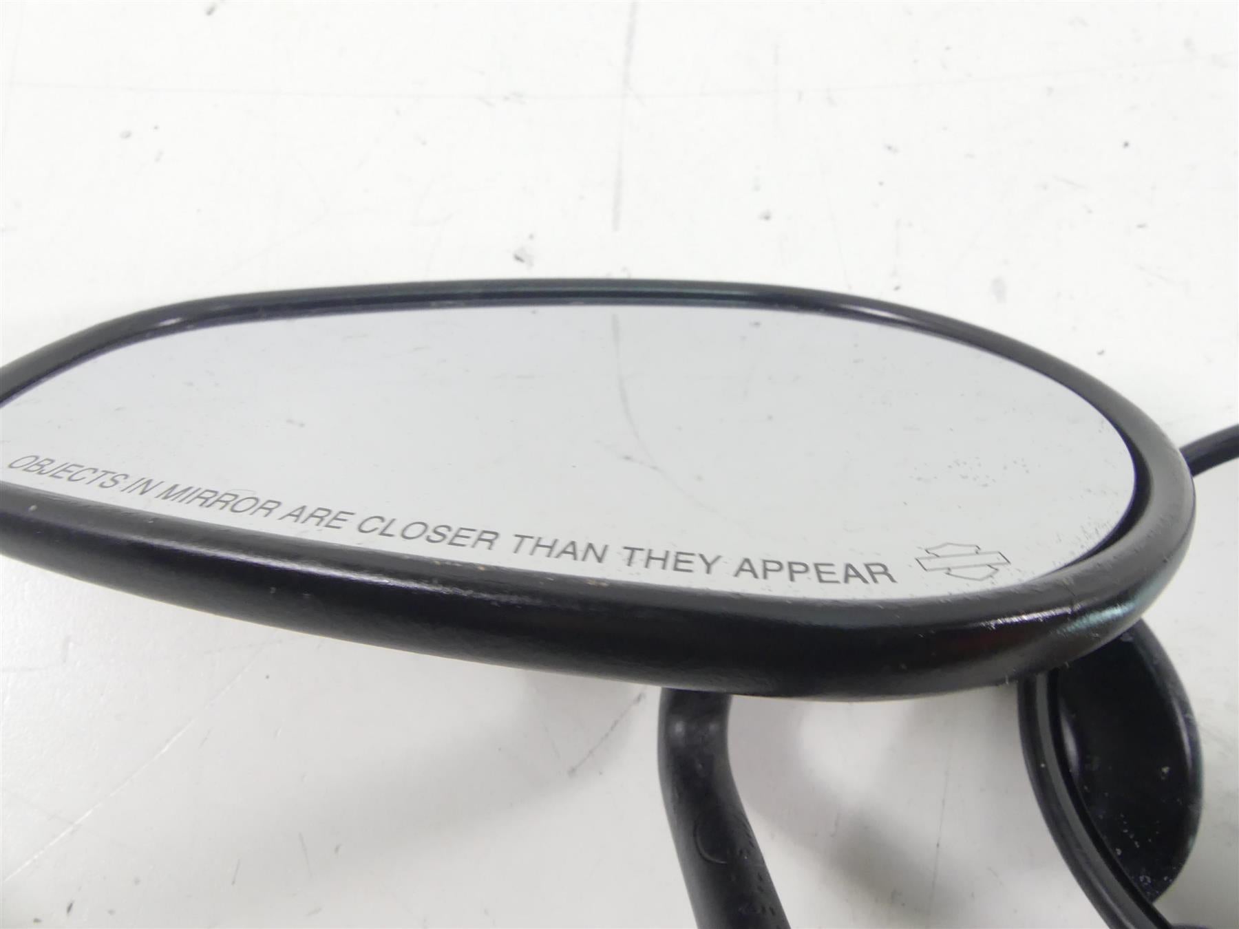 2010 Harley FXDWG Dyna Wide Glide Black Rear View Mirror Set 91909-03B 91910-03B {{ shop.shopifyCountryName }} - Mototech271